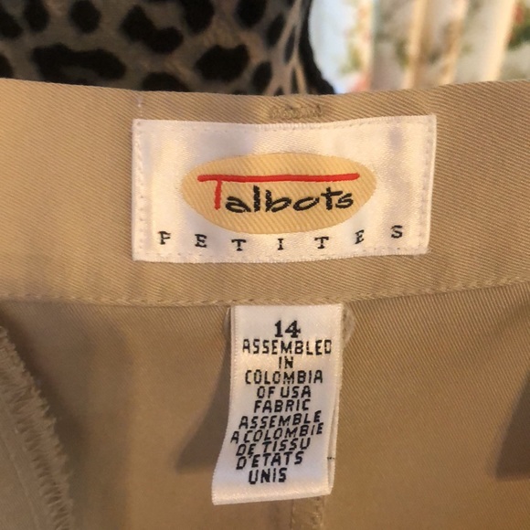 Talbots Petit Cool and Comfortable Khaki Slacks - Picture 5 of 9